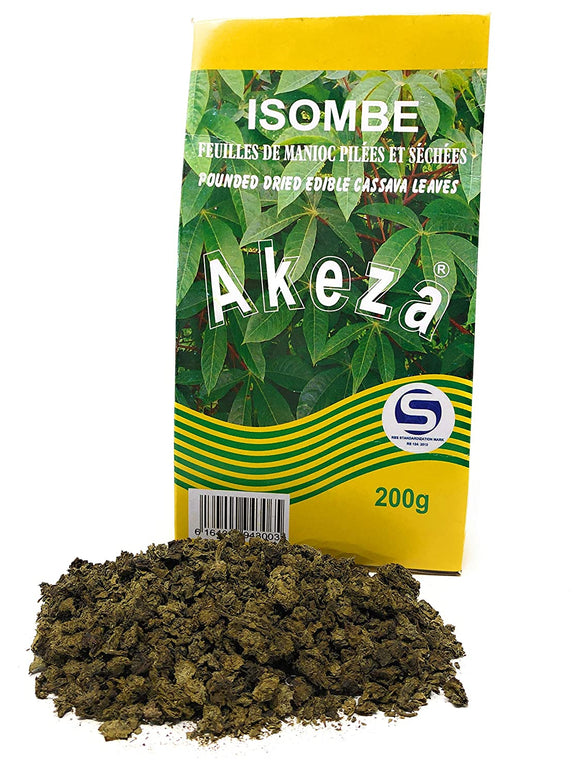 Akeza Isombe Pounded Dried Edible Cassava Leaves