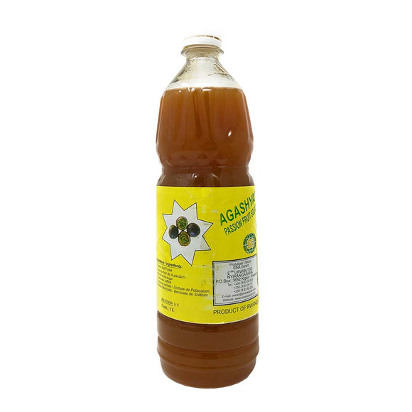 Agashya PASSION FRUIT Squash Puree Mix. 33.81 Oz. Dilutes 5 bottles
