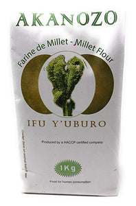 Wholesale of Akanozo"Millet Flour" (Ifu y'Uburo) 2.2 lbs or 1kg, 12 units