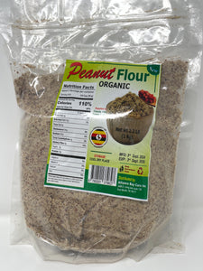 Organic Peanuts Flour, ifu y’ubunyobwa, Farine d’arachides, 1 kg or 2.2 lb from Uganda
