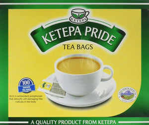 Wholesale of Ketepa Pride Standard Pack 200g, 100 Tagged Teabags- 10 units per box