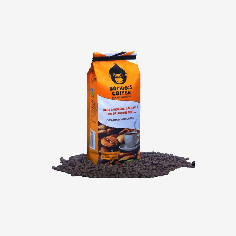 Gorilla's Coffee, 100% Arabica Bourbon, Dark Chocalate